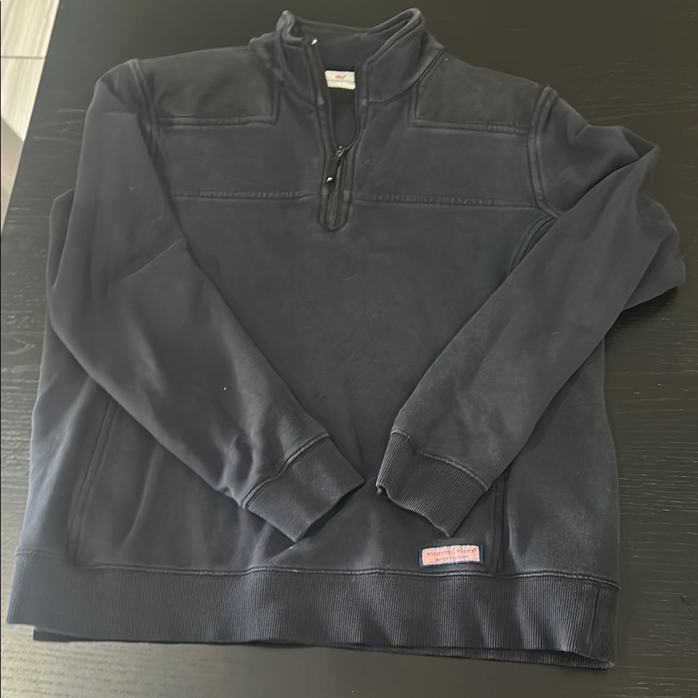 Vineyard Vines Blue Zip Up Sweater